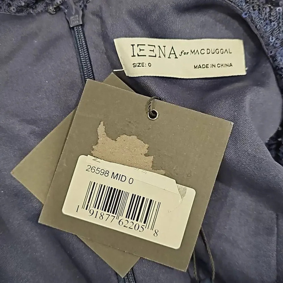 Mac Duggal V-NECK SEQUIN WRAP WAIST GOWN Sz 0 & Sz 10 - Picture 3 of 14